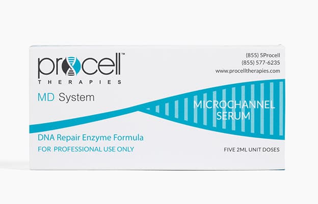 Procell MD serums used in microneedling treatments